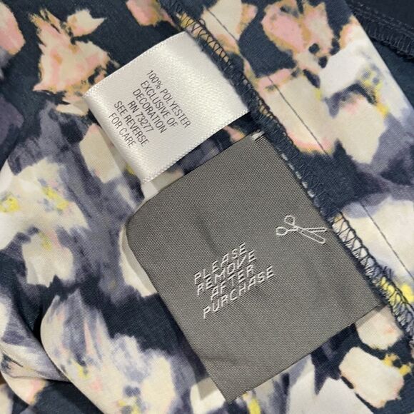 𝅺simply Vera Vera Wang Floral Sundress Sz SP - Picture 12 of 12